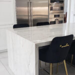 Quartzite waterfall edge