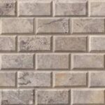 Silver Travertine Subway 